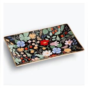 Rifle Paper Co strawberry fields catchall tray size 6.5” by 4.5”